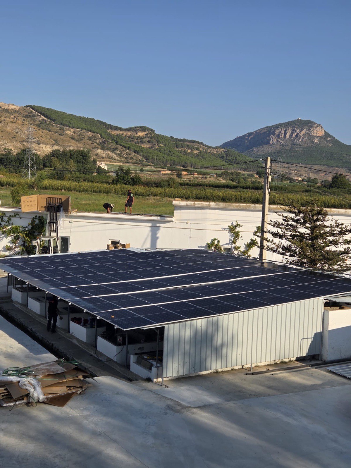 Instalación de placas solares de SICO Energía
