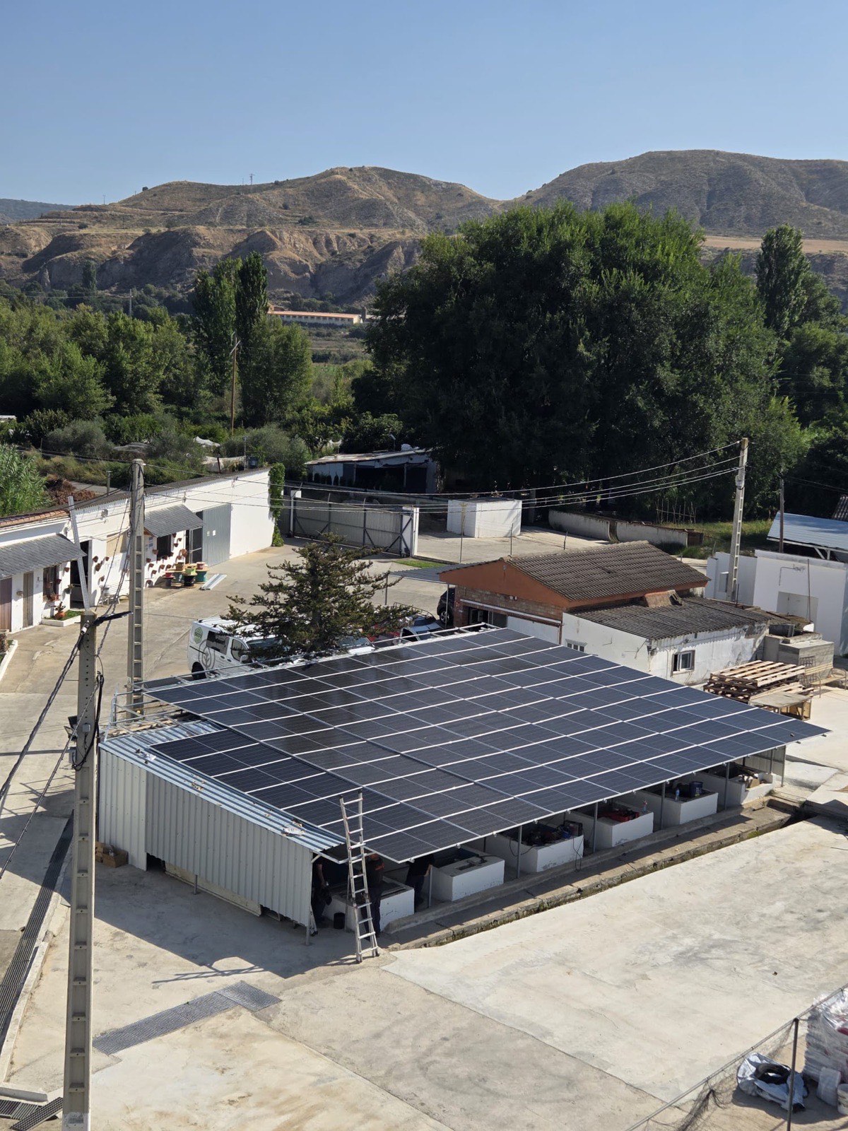 Instalación de placas solares de SICO Energía