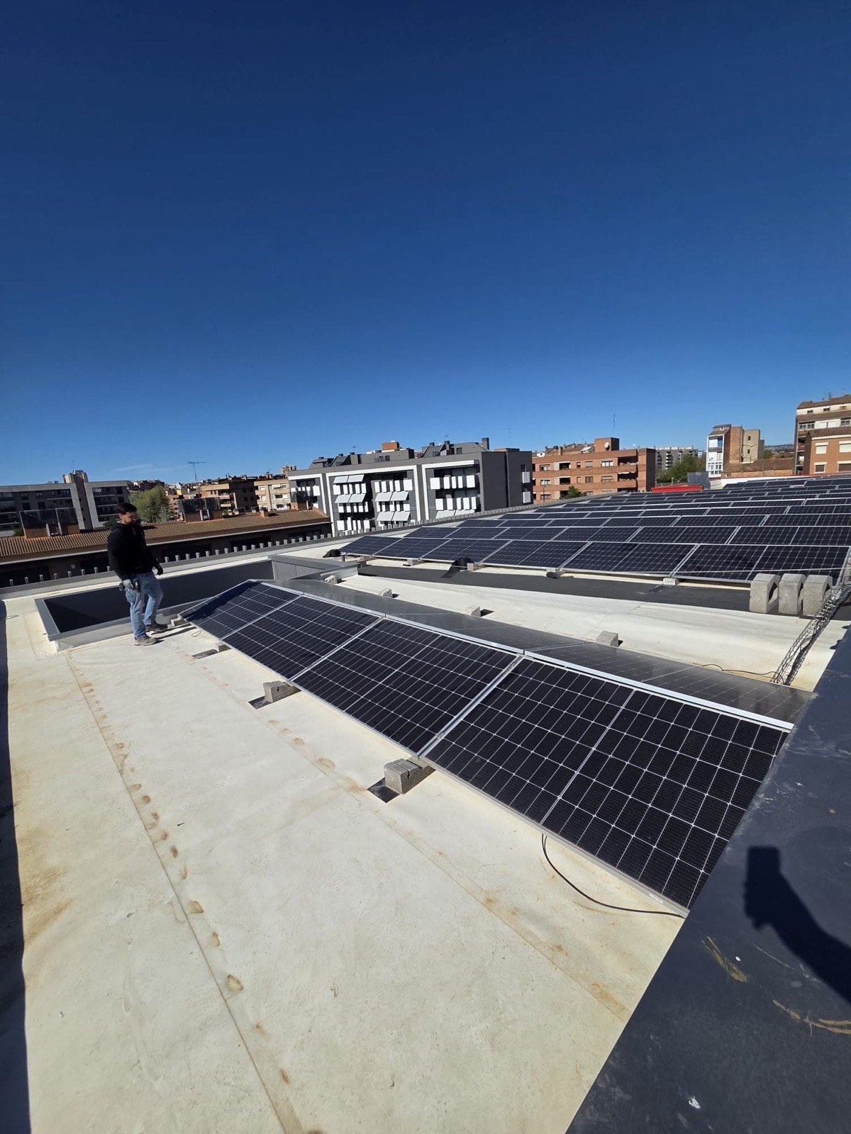 Instalación de placas solares de SICO Energía