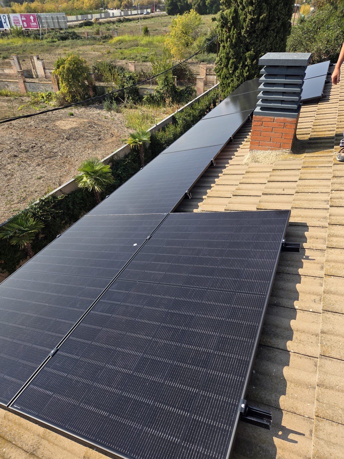 Instalación de placas solares de SICO Energía