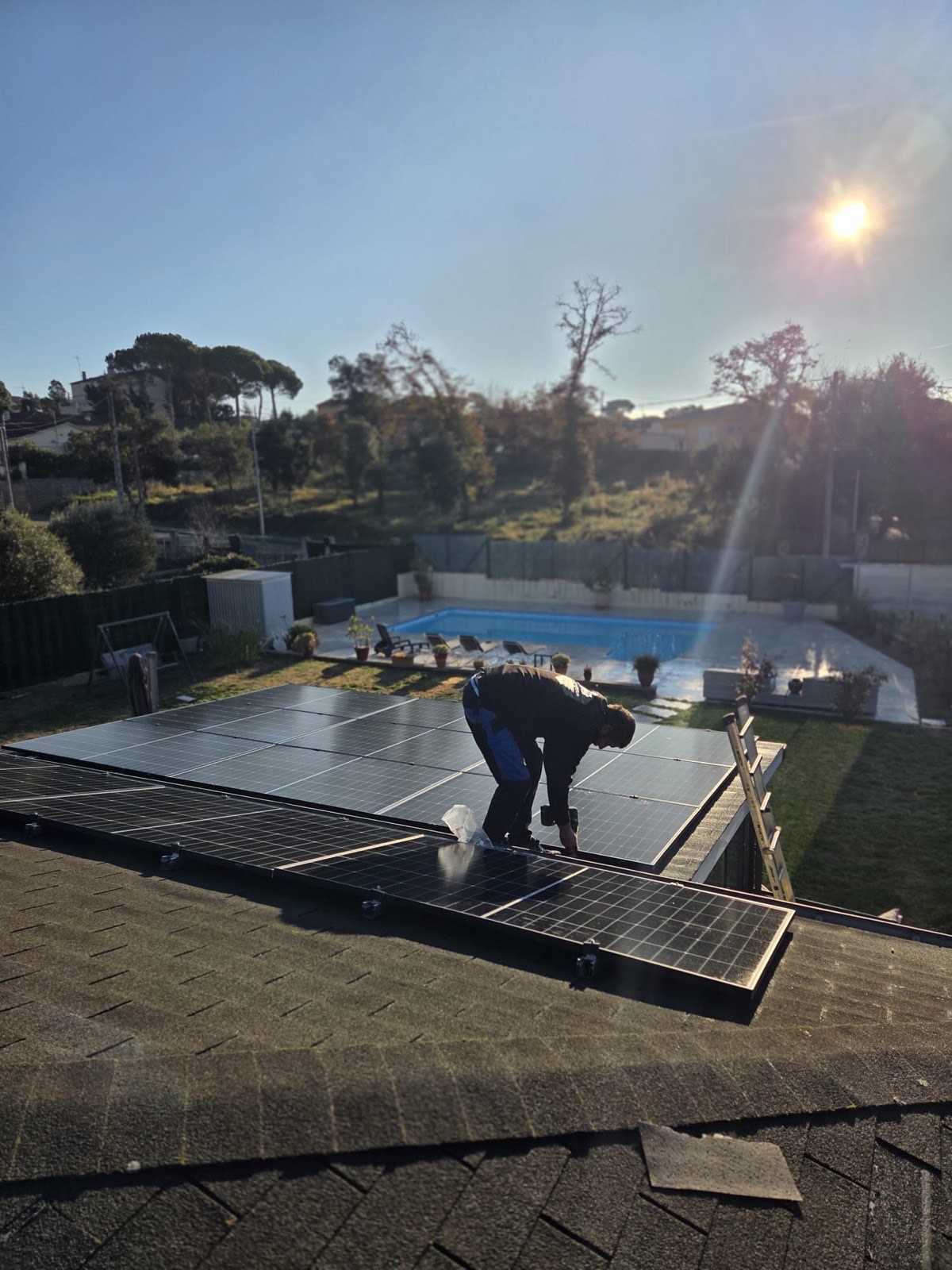 Instalación de placas solares de SICO Energía