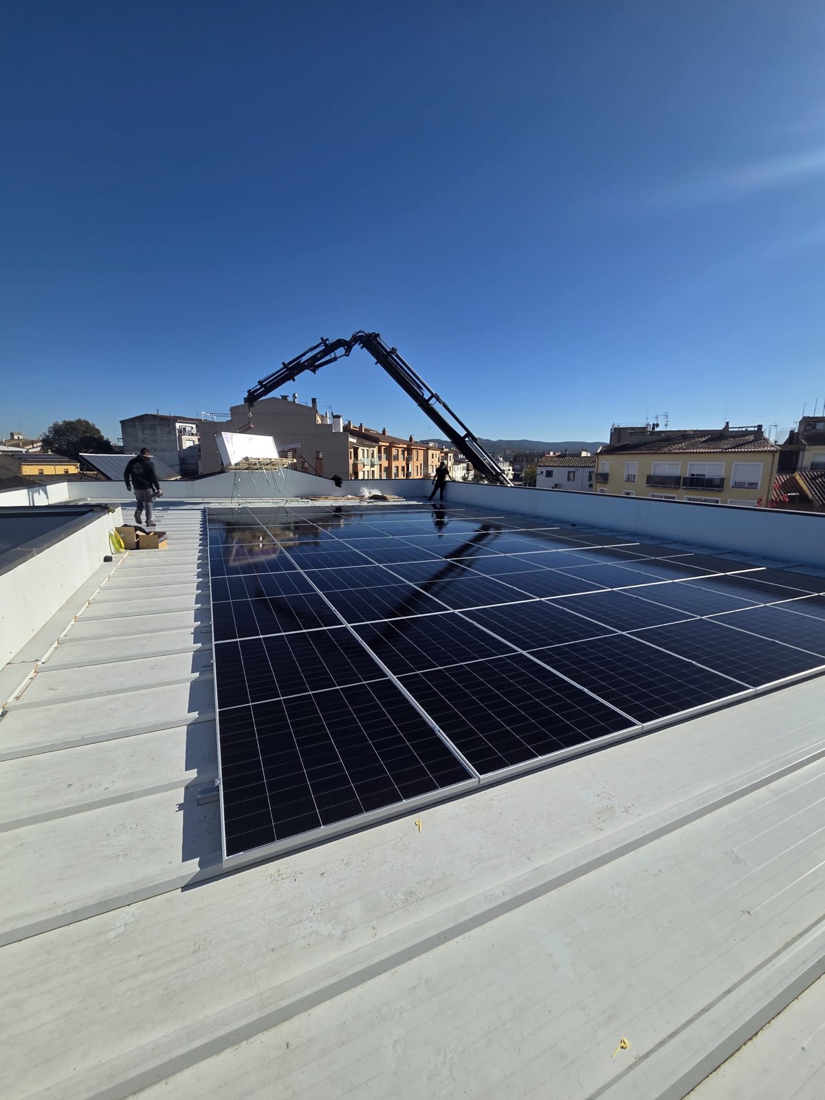 Instalación de placas solares de SICO Energía