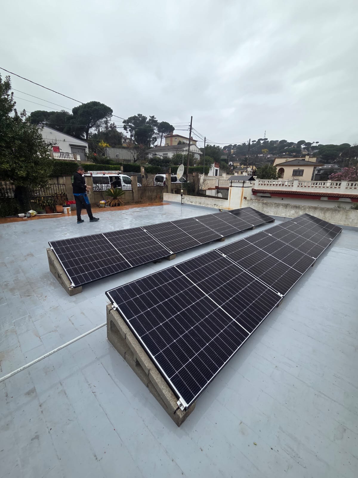 Instalación de placas solares de SICO Energía